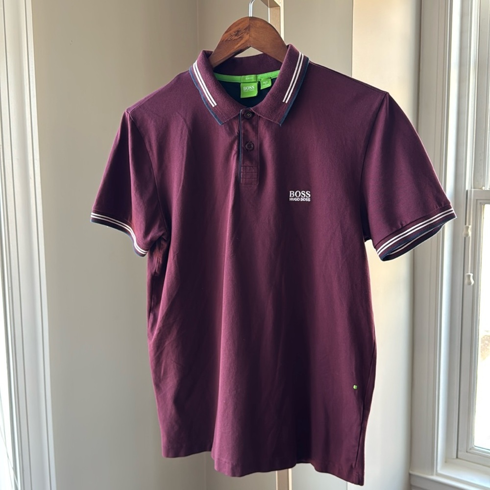 Hugo Boss Men’s Slim Fit Polo, Size Small, Very Good Condition